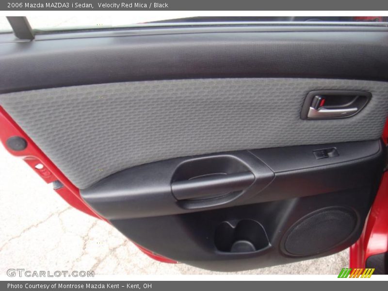 Velocity Red Mica / Black 2006 Mazda MAZDA3 i Sedan