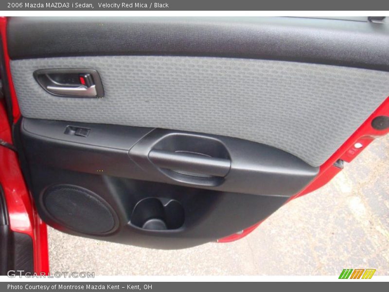 Velocity Red Mica / Black 2006 Mazda MAZDA3 i Sedan