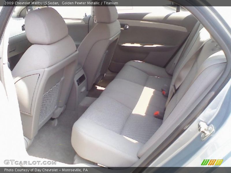 Golden Pewter Metallic / Titanium 2009 Chevrolet Malibu LS Sedan