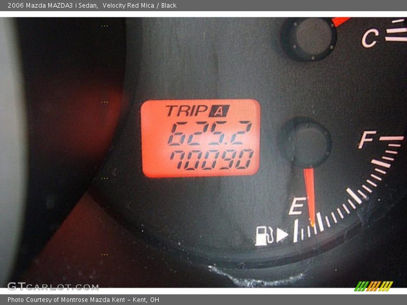 Velocity Red Mica / Black 2006 Mazda MAZDA3 i Sedan