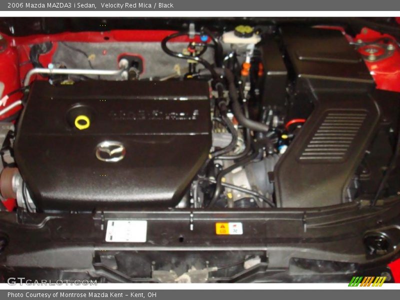 Velocity Red Mica / Black 2006 Mazda MAZDA3 i Sedan