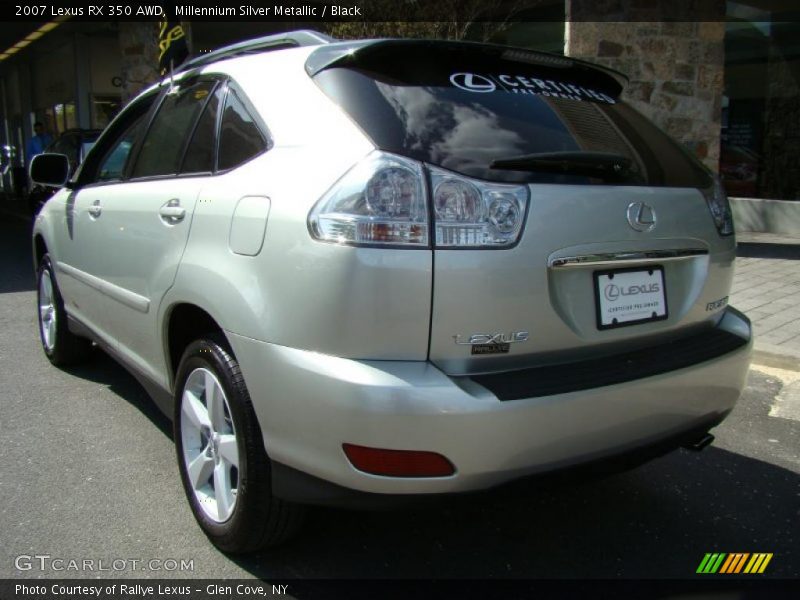 Millennium Silver Metallic / Black 2007 Lexus RX 350 AWD