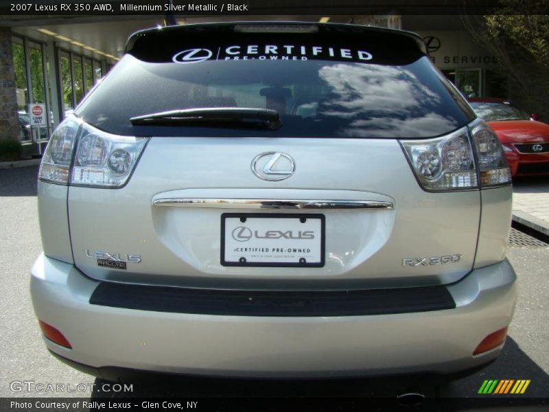 Millennium Silver Metallic / Black 2007 Lexus RX 350 AWD