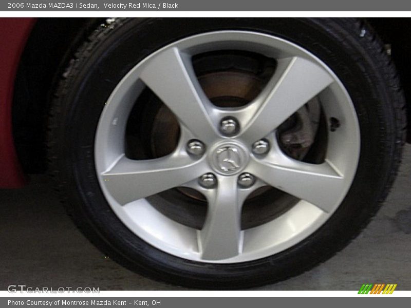 Velocity Red Mica / Black 2006 Mazda MAZDA3 i Sedan