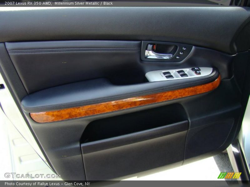 Millennium Silver Metallic / Black 2007 Lexus RX 350 AWD