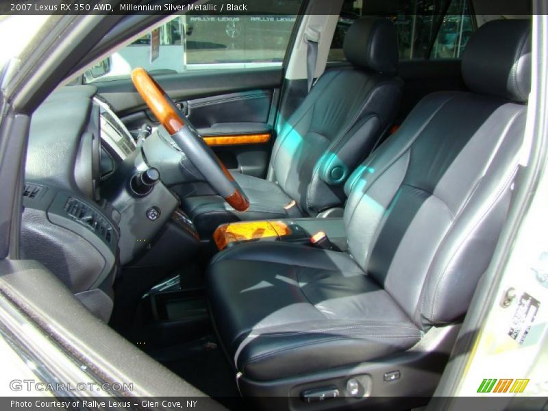 Millennium Silver Metallic / Black 2007 Lexus RX 350 AWD