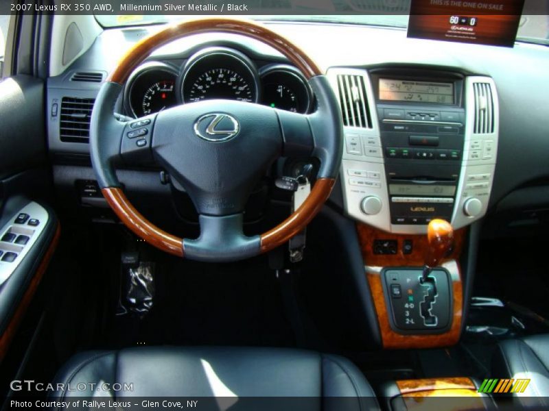 Millennium Silver Metallic / Black 2007 Lexus RX 350 AWD