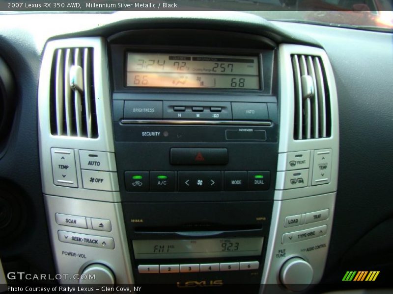 Millennium Silver Metallic / Black 2007 Lexus RX 350 AWD