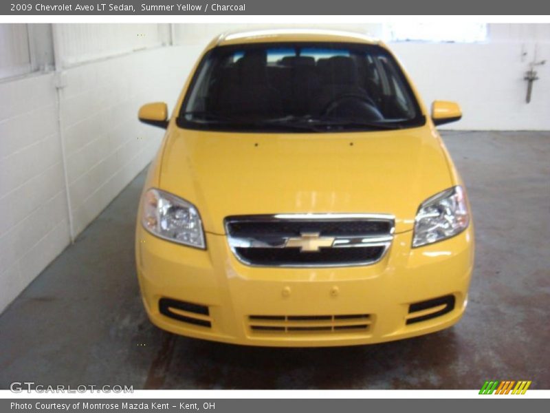 Summer Yellow / Charcoal 2009 Chevrolet Aveo LT Sedan