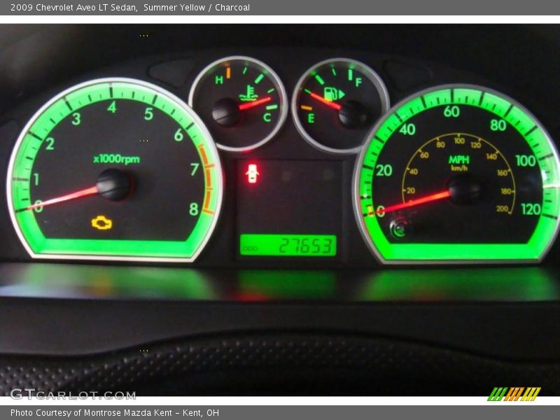 Summer Yellow / Charcoal 2009 Chevrolet Aveo LT Sedan