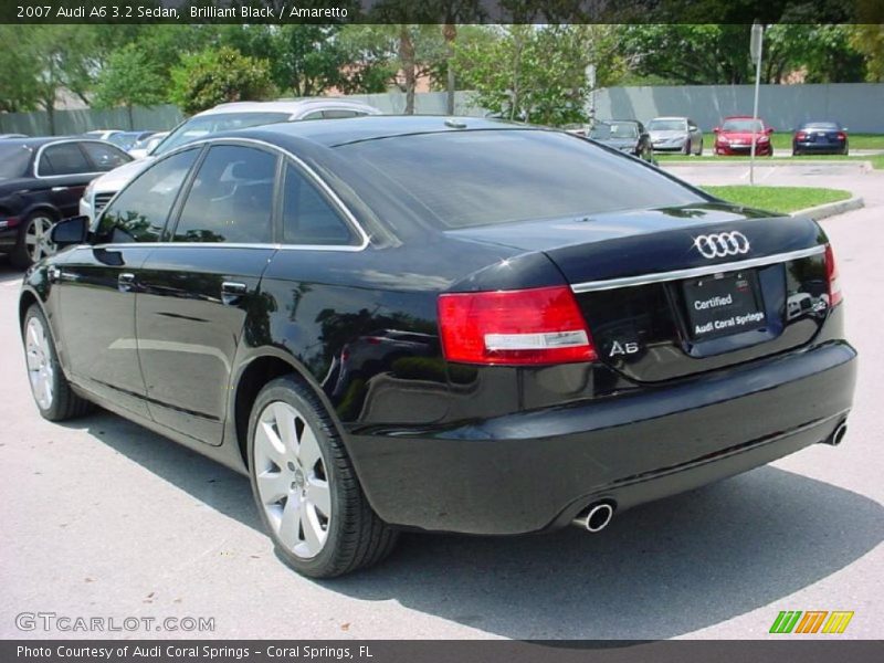 Brilliant Black / Amaretto 2007 Audi A6 3.2 Sedan