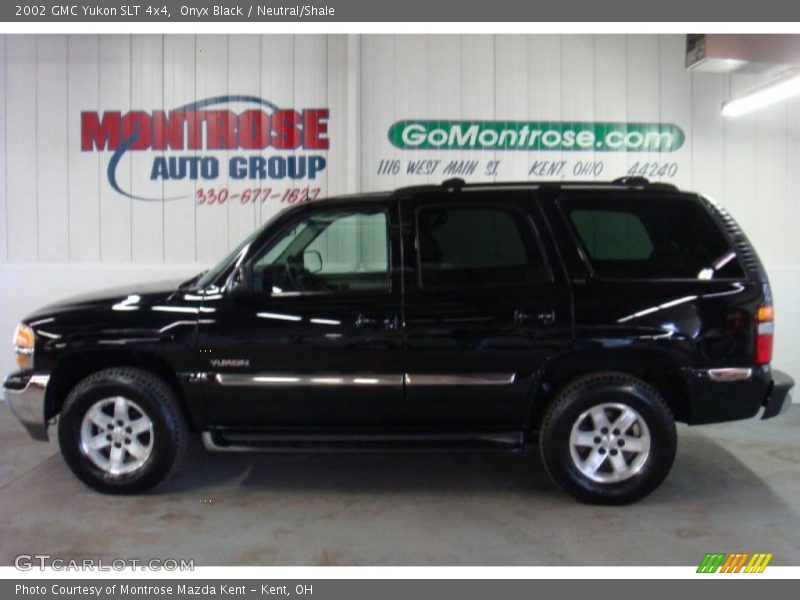 Onyx Black / Neutral/Shale 2002 GMC Yukon SLT 4x4