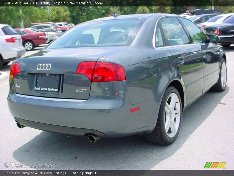 Dolphin Gray Metallic / Ebony 2007 Audi A4 2.0T Sedan