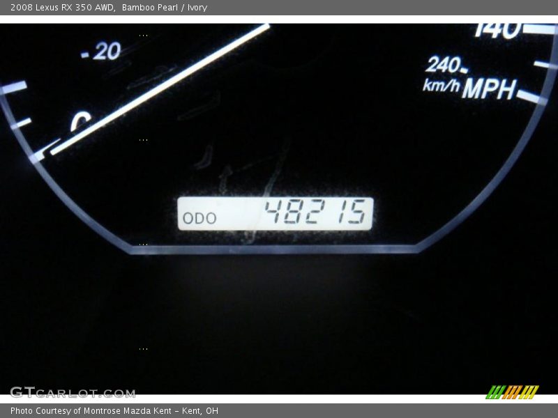 Bamboo Pearl / Ivory 2008 Lexus RX 350 AWD