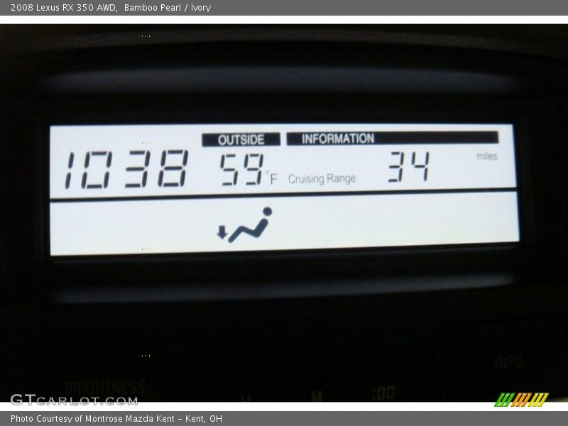 Bamboo Pearl / Ivory 2008 Lexus RX 350 AWD