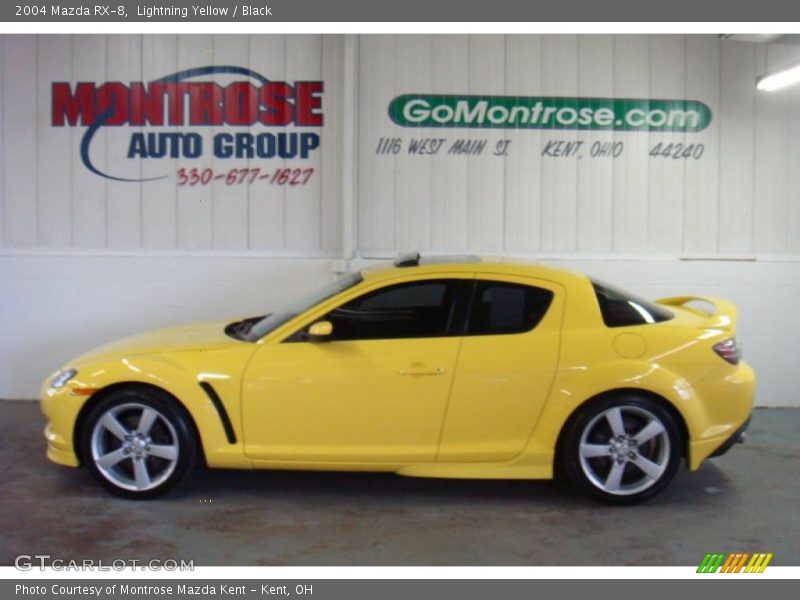 Lightning Yellow / Black 2004 Mazda RX-8