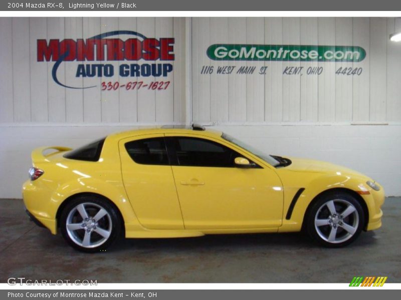 Lightning Yellow / Black 2004 Mazda RX-8