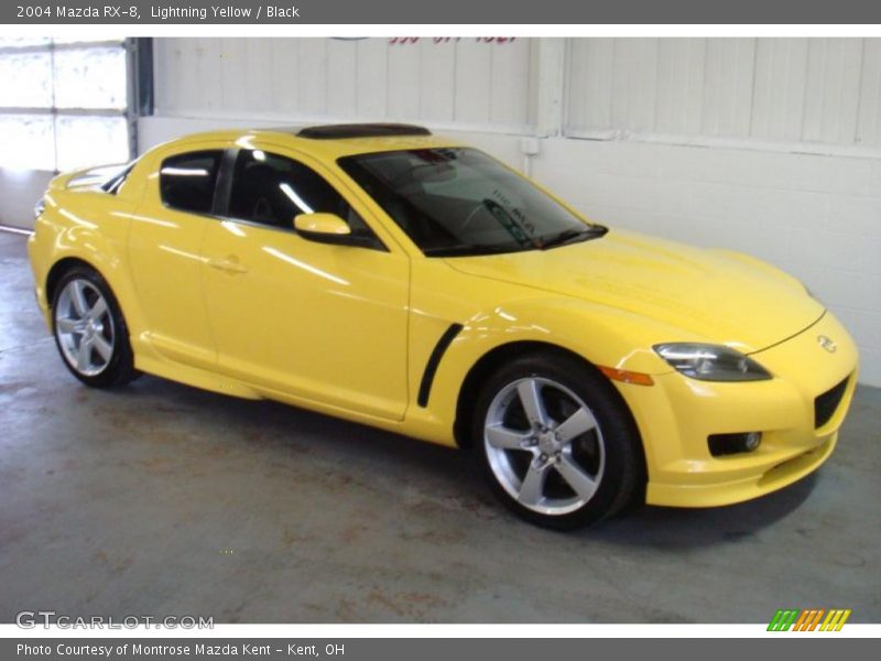 Lightning Yellow / Black 2004 Mazda RX-8