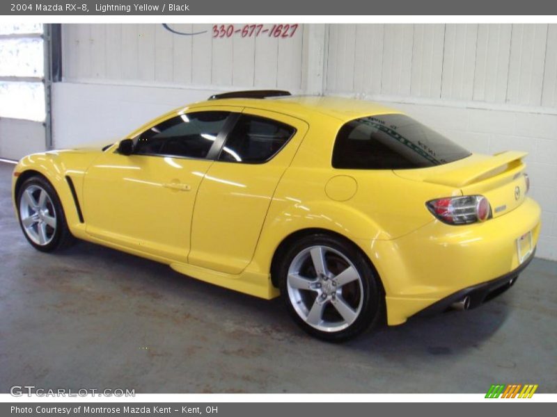 Lightning Yellow / Black 2004 Mazda RX-8