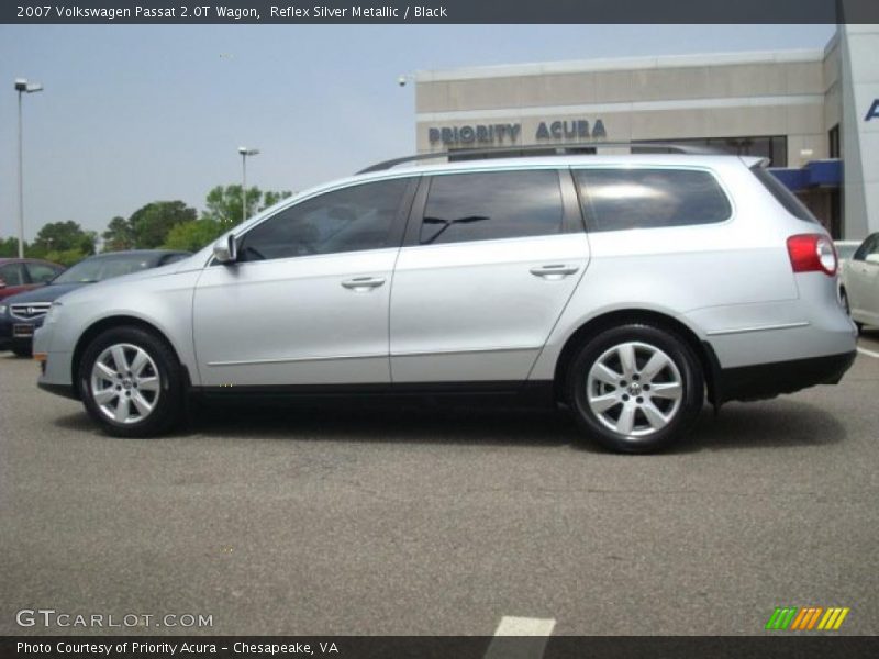 Reflex Silver Metallic / Black 2007 Volkswagen Passat 2.0T Wagon