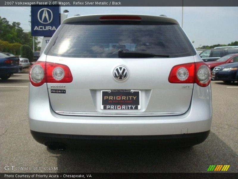 Reflex Silver Metallic / Black 2007 Volkswagen Passat 2.0T Wagon