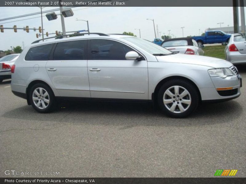 Reflex Silver Metallic / Black 2007 Volkswagen Passat 2.0T Wagon