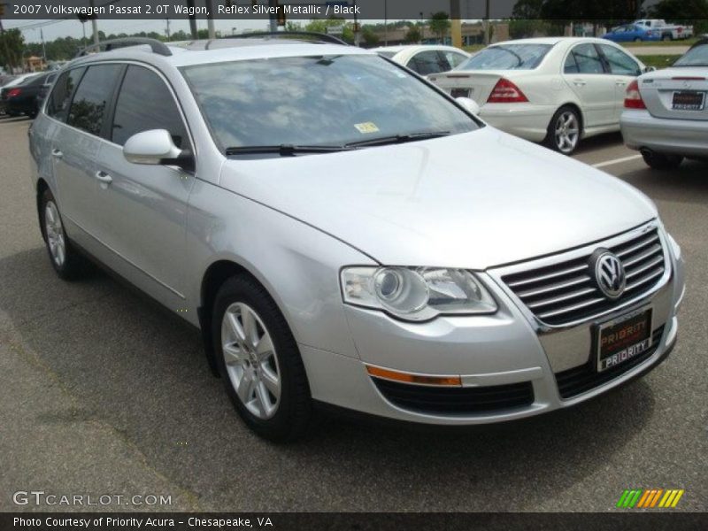 Reflex Silver Metallic / Black 2007 Volkswagen Passat 2.0T Wagon