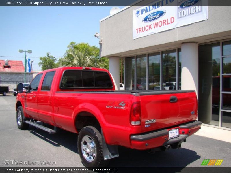 Red / Black 2005 Ford F350 Super Duty FX4 Crew Cab 4x4