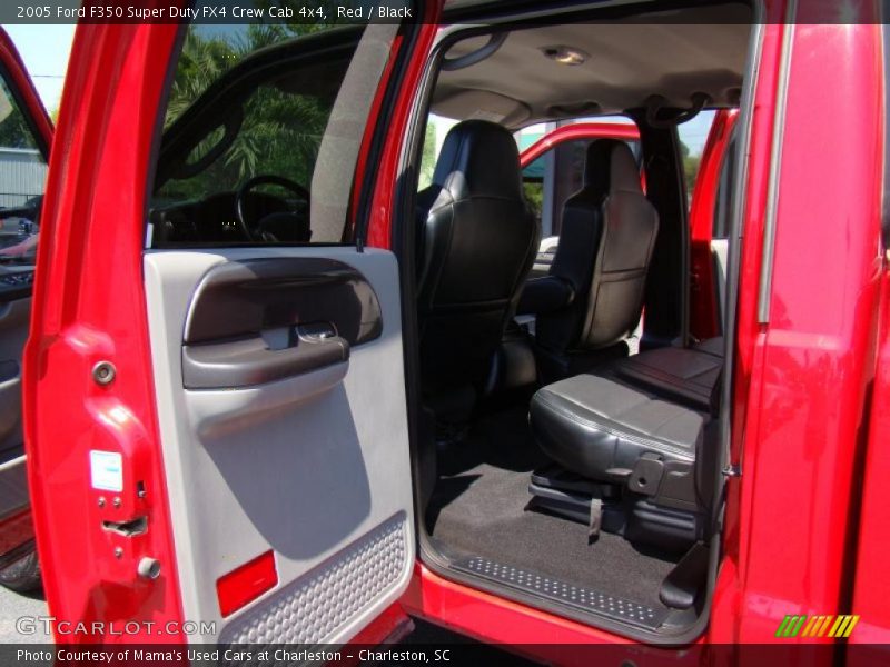 Red / Black 2005 Ford F350 Super Duty FX4 Crew Cab 4x4