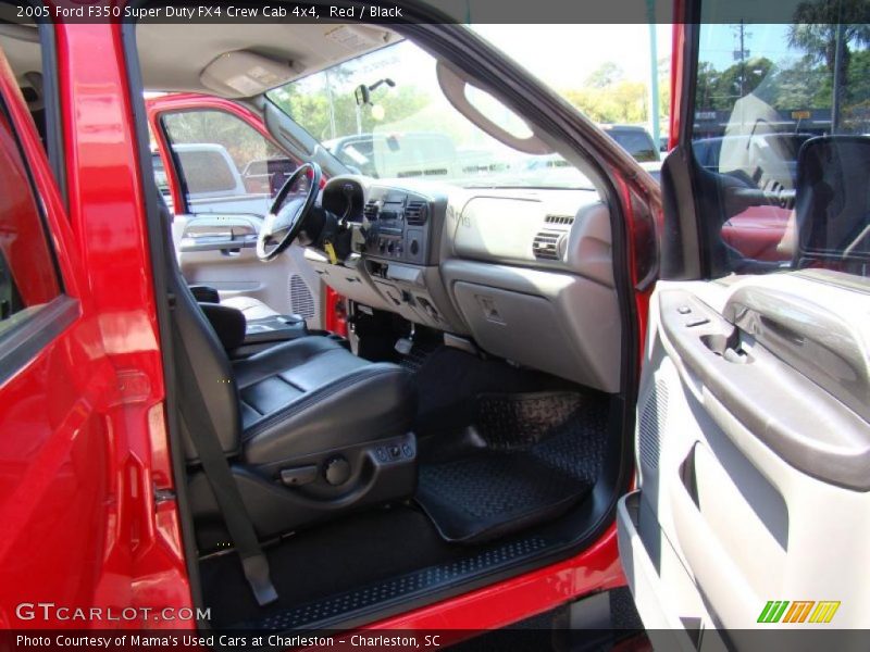 Red / Black 2005 Ford F350 Super Duty FX4 Crew Cab 4x4