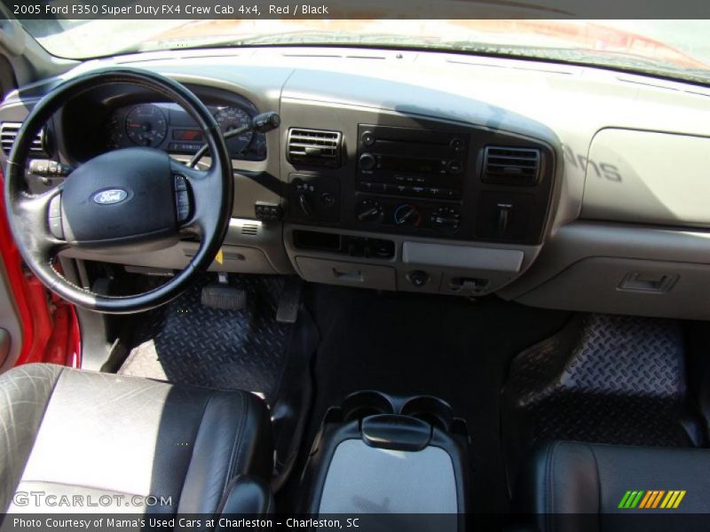 Red / Black 2005 Ford F350 Super Duty FX4 Crew Cab 4x4