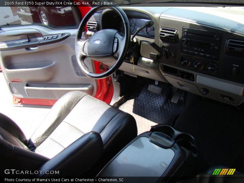 Red / Black 2005 Ford F350 Super Duty FX4 Crew Cab 4x4