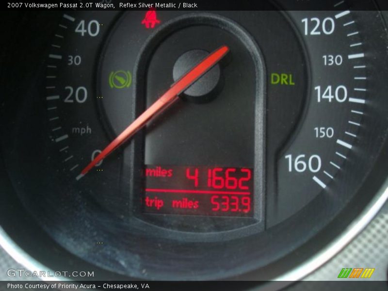 Reflex Silver Metallic / Black 2007 Volkswagen Passat 2.0T Wagon
