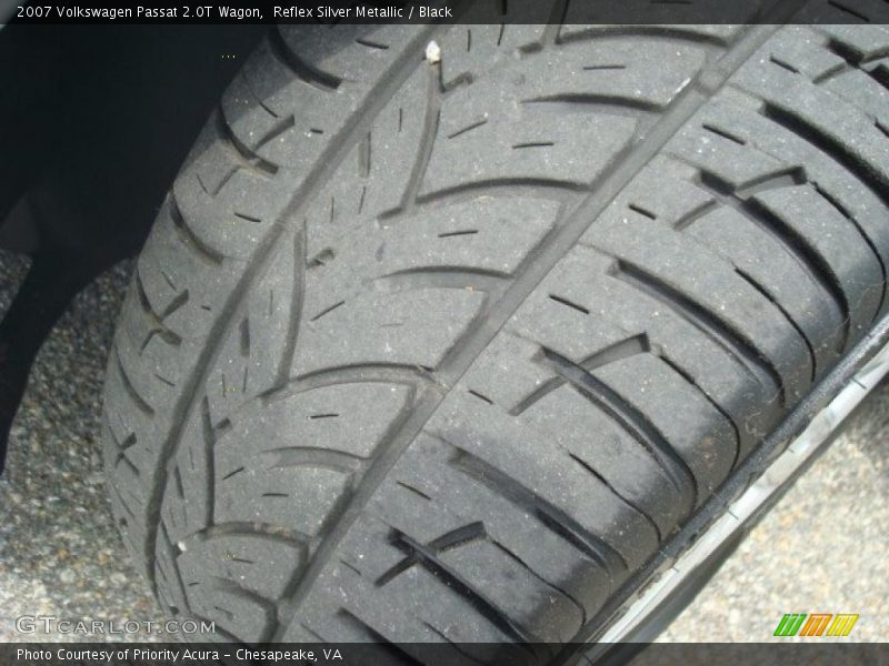 Reflex Silver Metallic / Black 2007 Volkswagen Passat 2.0T Wagon