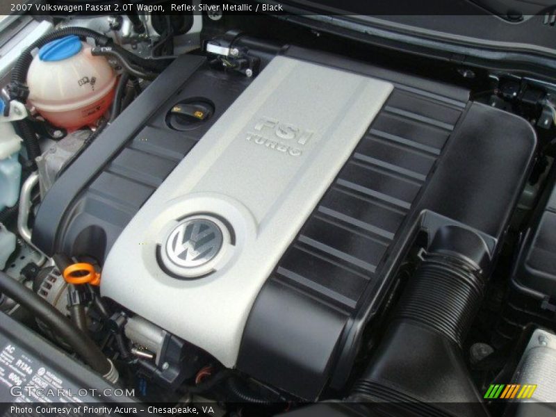 Reflex Silver Metallic / Black 2007 Volkswagen Passat 2.0T Wagon