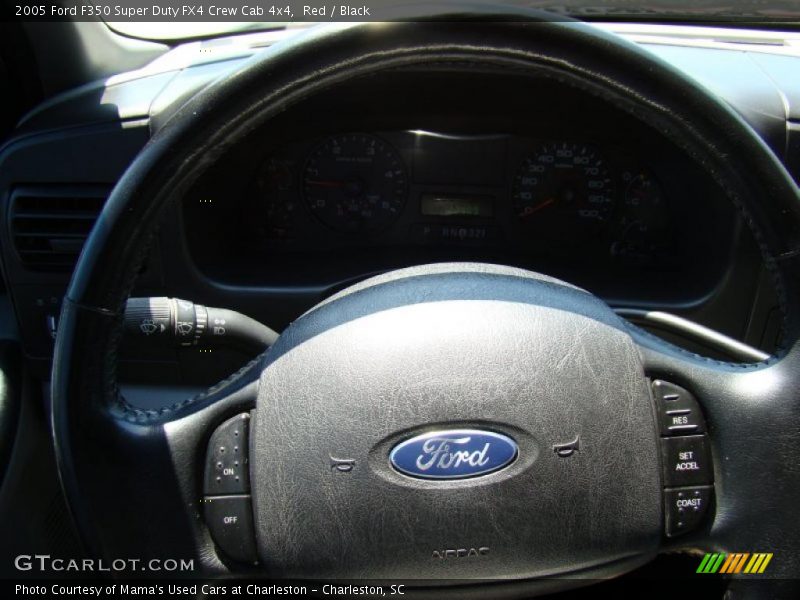 Red / Black 2005 Ford F350 Super Duty FX4 Crew Cab 4x4
