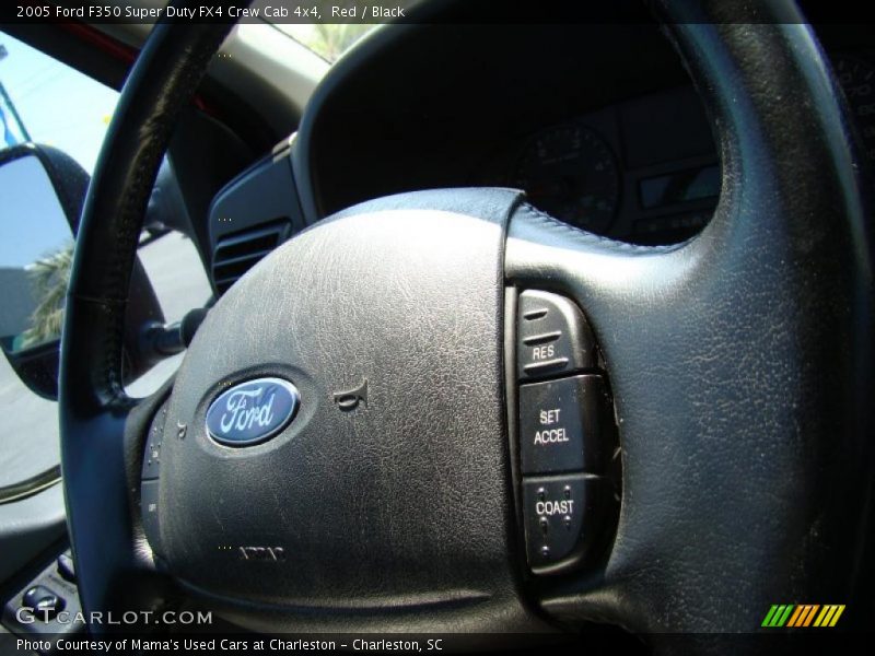 Red / Black 2005 Ford F350 Super Duty FX4 Crew Cab 4x4