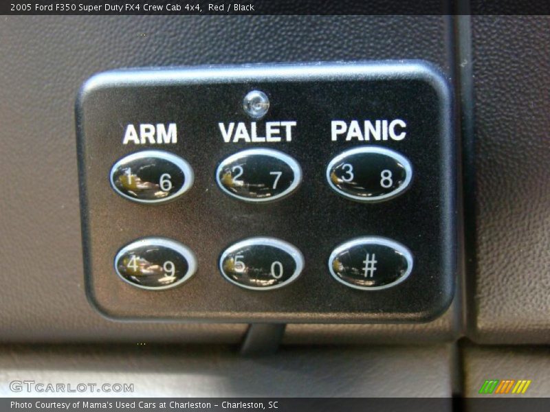 Red / Black 2005 Ford F350 Super Duty FX4 Crew Cab 4x4