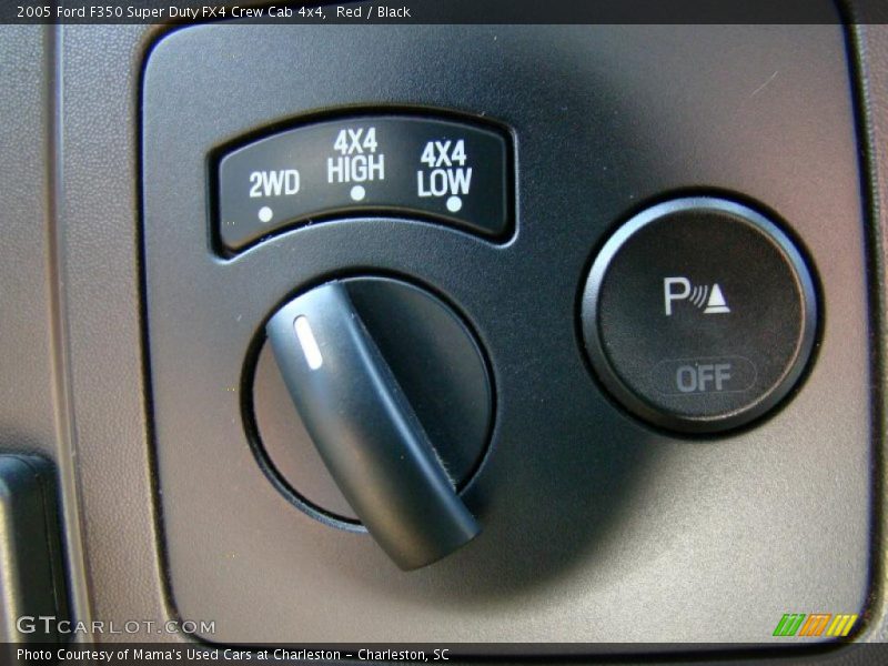 Red / Black 2005 Ford F350 Super Duty FX4 Crew Cab 4x4
