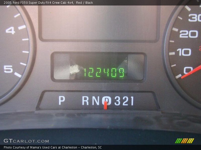 Red / Black 2005 Ford F350 Super Duty FX4 Crew Cab 4x4