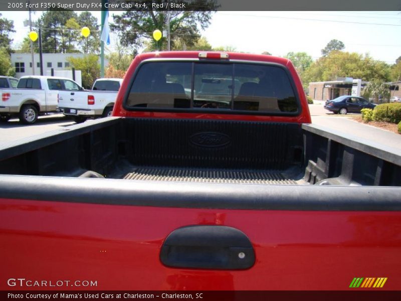 Red / Black 2005 Ford F350 Super Duty FX4 Crew Cab 4x4