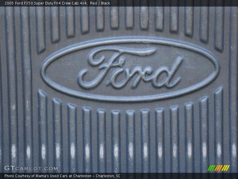 Red / Black 2005 Ford F350 Super Duty FX4 Crew Cab 4x4