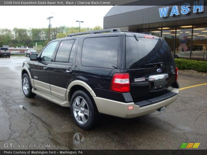 Black / Charcoal Black/Camel 2008 Ford Expedition Eddie Bauer 4x4