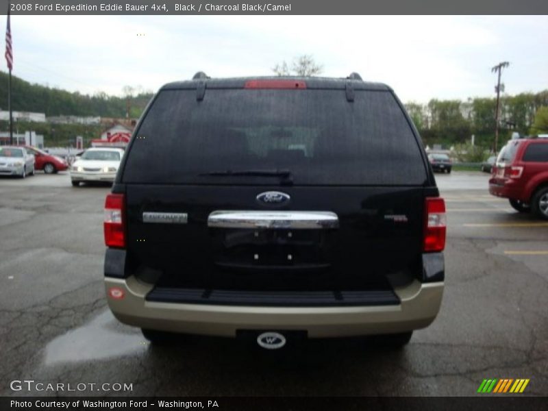 Black / Charcoal Black/Camel 2008 Ford Expedition Eddie Bauer 4x4