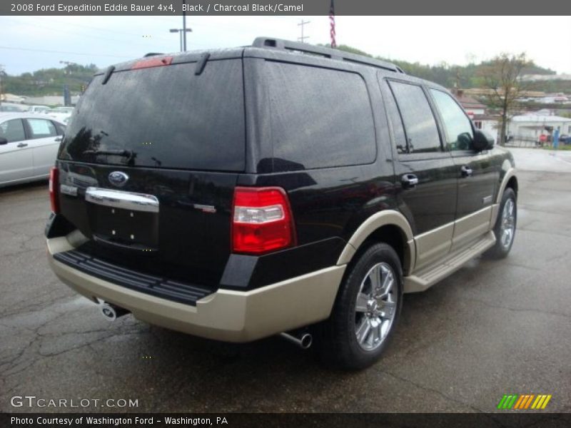 Black / Charcoal Black/Camel 2008 Ford Expedition Eddie Bauer 4x4