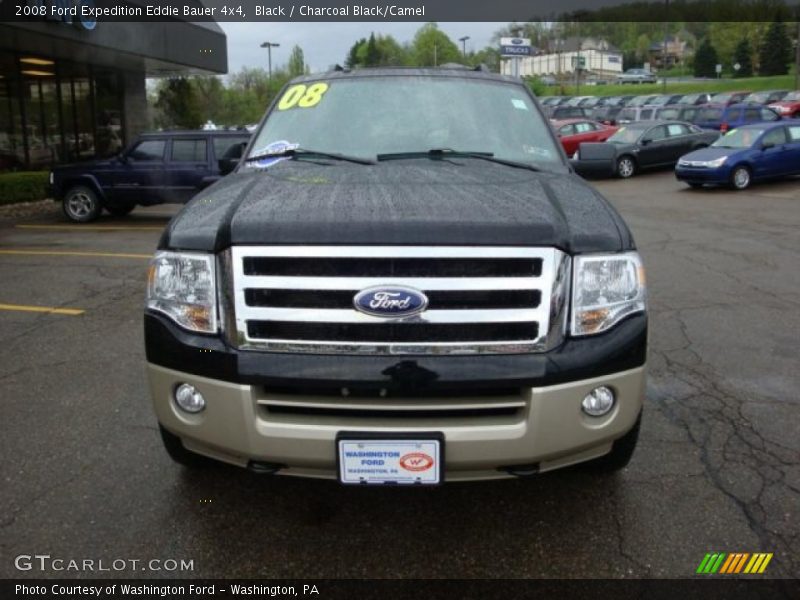 Black / Charcoal Black/Camel 2008 Ford Expedition Eddie Bauer 4x4