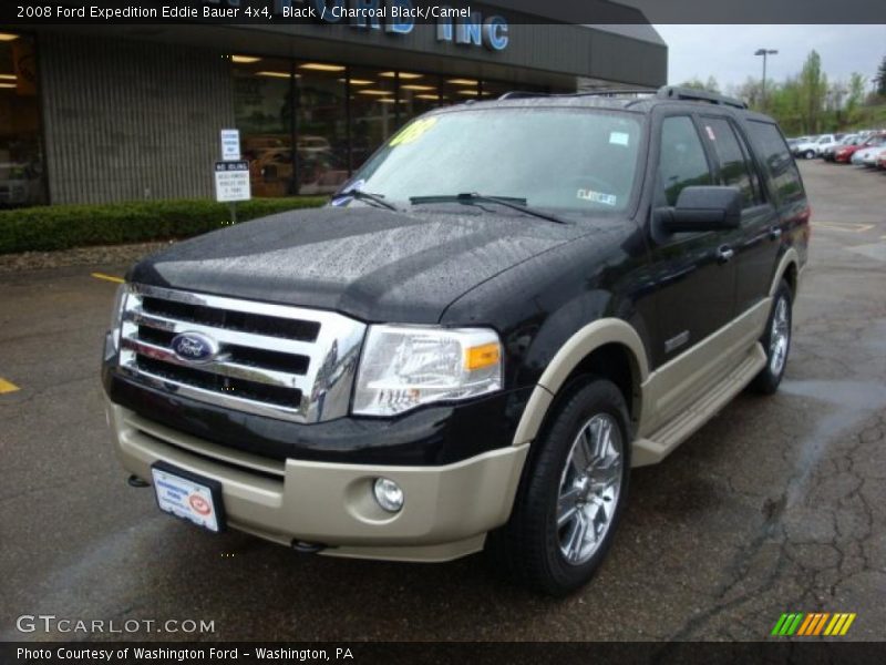 Black / Charcoal Black/Camel 2008 Ford Expedition Eddie Bauer 4x4