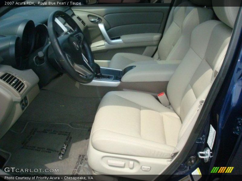 Royal Blue Pearl / Taupe 2007 Acura RDX