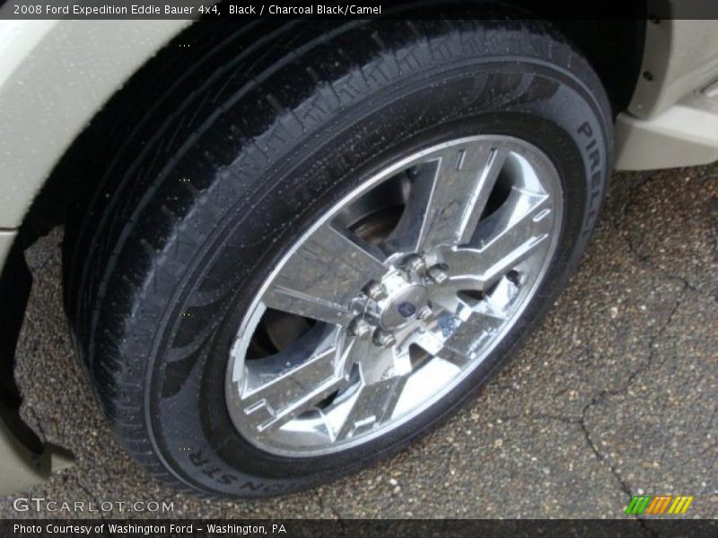 Black / Charcoal Black/Camel 2008 Ford Expedition Eddie Bauer 4x4