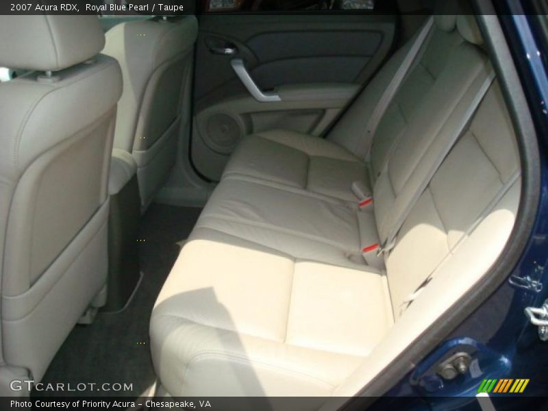 Royal Blue Pearl / Taupe 2007 Acura RDX
